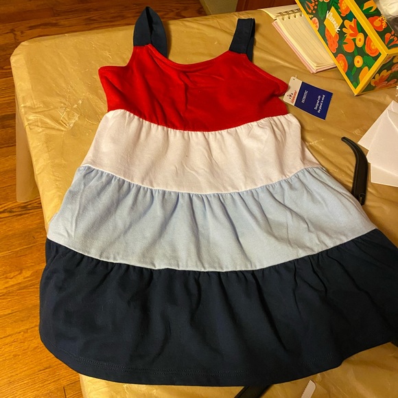 Celebrate It Other - Celebrate It Red and White Sleeveless Scoop Neck Sundress